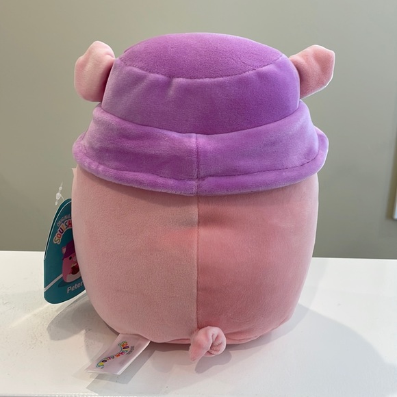 NWT 8” Peter the Pig with Coconut Drink Squishmallow - Picture 4 of 6